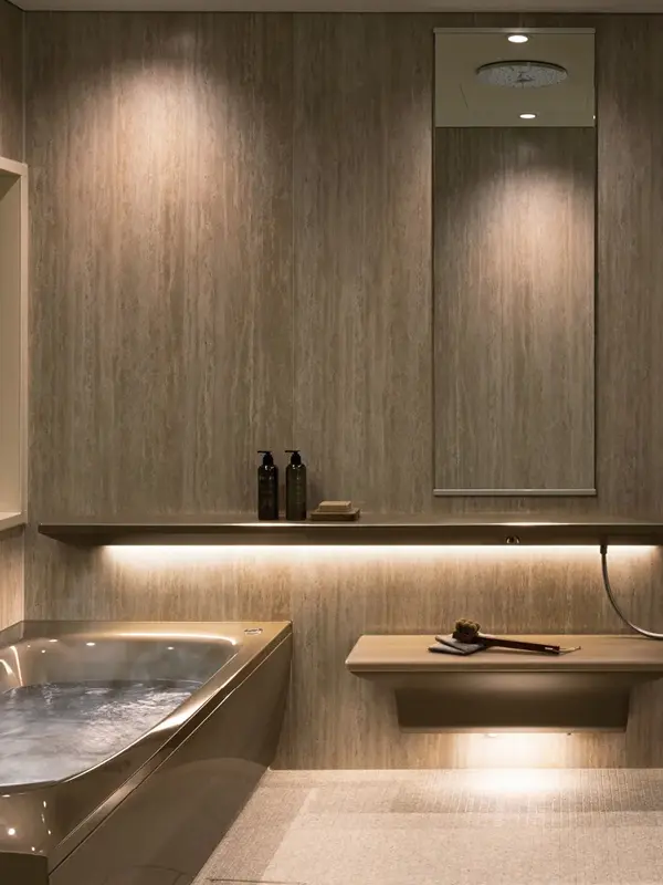 リラックスできるバスルーム